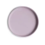 Miseczki i talerzyki dla dzieci - Mushie Silikonowy Talerzyk z Przyssawką Classic Soft Lilac - miniaturka - grafika 1