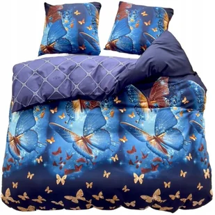 POŚCIEL 140x200 DWUSTRONNA BAWEŁNA SATYNA GierekHoff KOMPLET 2 cz MOTYLE - Pościel POŚCIEL 140x200 DWUSTRONNA BAWEŁNA SATYNA GierekHoff KOMPLET 2 cz MOTYLE - Pościel - miniaturka - grafika 1