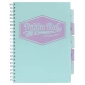 Zeszyty szkolne - PUKKA Kołozeszyt A4/100k kratka Opr Pp Pukka Past Morski - miniaturka - grafika 1