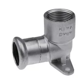 Akcesoria hydrauliczne - Podejście pod baterię z uszami KAN-therm Inox - 22 x 3/4" - miniaturka - grafika 1