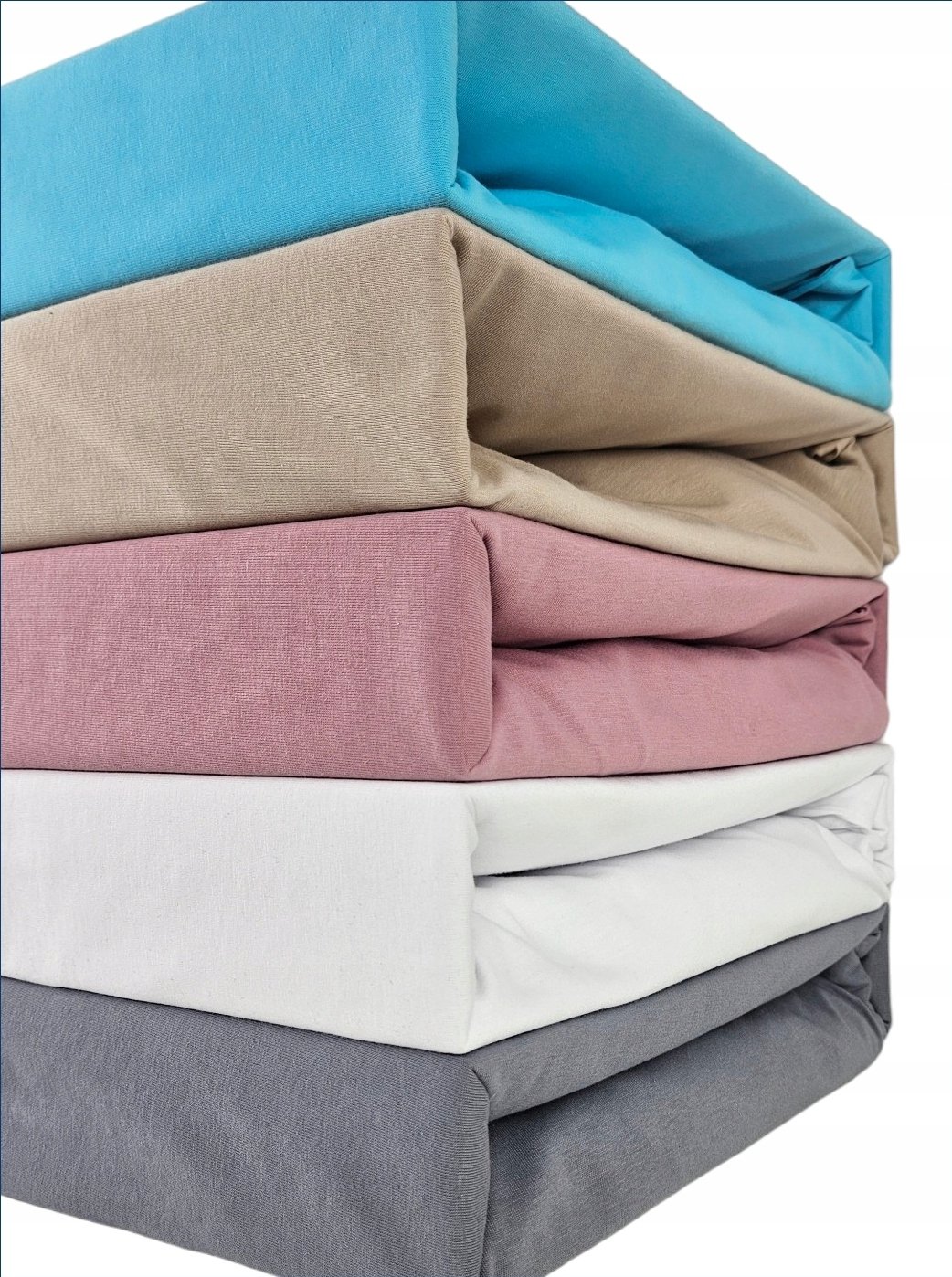 PRZEŚCIERADŁO Z GUMKĄ 160x220 Jersey PREMIUM GRUBE Bawełna 100% MIX KOLORY