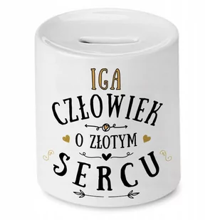 Skarbonka Dla Igi Idealny na Urodziny na Prezent z Nadrukiem ze Zdjęciem - Skarbonki - miniaturka - grafika 1