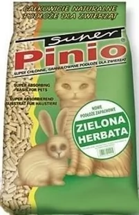 Super Pinio Zielona Herbata Żwirek Drewniany 10L - Przysmaki dla gryzoni - miniaturka - grafika 1
