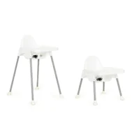 Akcesoria do karmienia - Fotelik krzesełko do karmienia 2w1 ECOTOYS biały - miniaturka - grafika 1