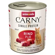 Mokra karma dla kotów - Animonda Carny Single Protein Adult, 6 x 800 g - Wołowina - miniaturka - grafika 1