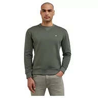 Bluzy męskie - Lee Bluza męska Plain Crew SWS, Olive Grove, L - miniaturka - grafika 1