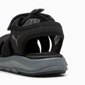 Buty dla dziewczynek - Sandały dziecięce Puma FUN RACER MESH V INF czarne 40157601 - miniaturka - grafika 1