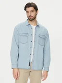 Koszule męskie - Vans Koszula jeansowa VN000M12IYR1 Niebieski Regular Fit - miniaturka - grafika 1