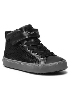 Buty dla dziewczynek - Geox Trampki J Kalispera G. I J744GI 0DHAJ C9999 M Czarny - grafika 1