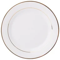 Talerze - Talerz AMBITION Aura Gold 19 cm Biało-złoty - miniaturka - grafika 1