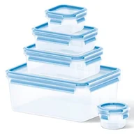 Pojemniki kuchenne - Tefal Master pojemnik do przechowywania żywności dla żywności, prostokątne, przezroczysty/niebieski K3029012 - miniaturka - grafika 1