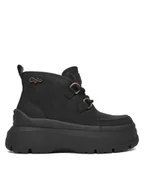 Botki damskie - Buffalo Botki Olympia Chukka Warm 1622613 Czarny - miniaturka - grafika 1