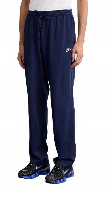Nike Granatowe Męskie Spodnie Dresowe Sportowe z Logo XXL Kwa