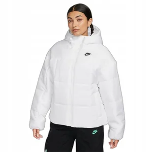 Kurtka zimowa damska puchowa z kapturem Nike Therma-Fit FB7672-100 r. XL - Kurtki damskie - miniaturka - grafika 1