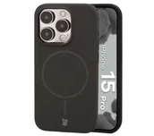 Etui i futerały do telefonów - Bizon Soft z MagSafe do Apple iPhone 15 Pro Czarny - miniaturka - grafika 1