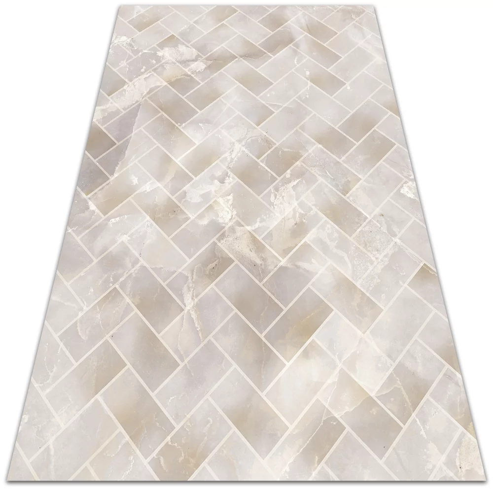 Modny uniwersalny dywan winylowy Marmurowe panele 100x150 cm