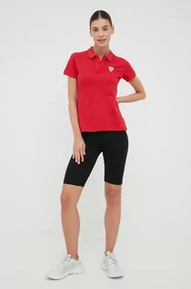 Koszulki i topy damskie - Rossignol t-shirt bawełniany kolor czerwony - grafika 1