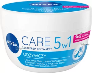 Nivea - CARE - Cream - Lekki, odżywczy krem do twarzy 5w1 - 100 ml - Kremy do twarzy - miniaturka - grafika 1