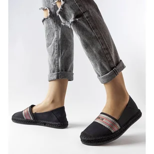 Czarne espadryle Big Star LL274894 - Espadryle damskie - miniaturka - grafika 1