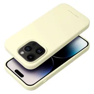 Etui i futerały do telefonów - Futerał Roar Cloud-Skin - do iPhone 15 Pro Jasnożółty - miniaturka - grafika 1