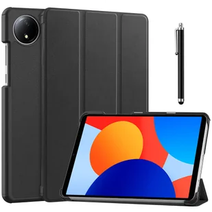 etui do Xiaomi Redmi Pad SE 8.7" - SLIM CZARNY + RYSIK - Etui do tabletów - miniaturka - grafika 1