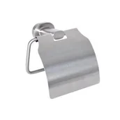 Stojaki i wieszaki na papier toaletowy - Uchwyt na papier Go z klapką satyna/nikiel - miniaturka - grafika 1