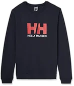 Bluzy damskie - Helly Hansen Hh Logo Crew bluza sportowa damska - sweter z kapturem XS - miniaturka - grafika 1