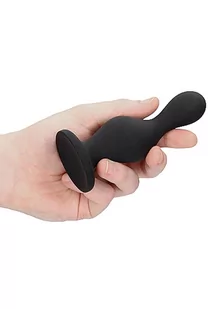 Ouch! Wave Butt Plug Black - Korek analny Czarny  << DYSKRETNIE   |   DOSTAWA 24h   |  GRATISY - Korki analne - miniaturka - grafika 3