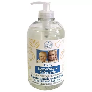 Baby Carolina e Edoardo delikatne mydło w płynie 500ml - Kosmetyki kąpielowe dla dzieci - miniaturka - grafika 1