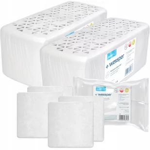 2X Wessper Pochłaniacz Wilgoci + 4X Wessper Humifill Tabletka Do Pochłaniacza 300G - Inne artykuły do sprzątania - miniaturka - grafika 1