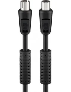 Wentronic Przewód anteny (100% ekranowany); BKM 0150 B 1.5 m Black 50743-GB - Kable - miniaturka - grafika 1