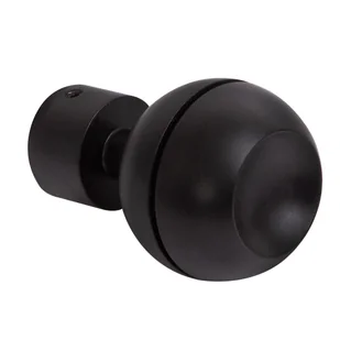 Końcówka do karnisza Kula Tasse czarny mat 19 mm Inspire - Karnisze - miniaturka - grafika 1