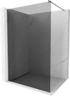 Ścianki i drzwi prysznicowe - Mexen Kioto ścianka prysznicowa Walk-in 100 x 200 cm, grafit 8 mm, gun metal - 800-100-101-95-40 - miniaturka - grafika 1