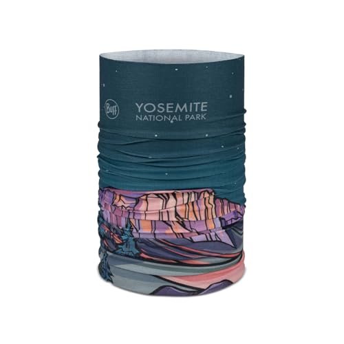 BUFF Komin Coolnet UV Elastyczna, Ochrona UPF50, Lekka, Elastyczna, Materiał Z Recyklingu, Sport, Lato One Size Niebieski