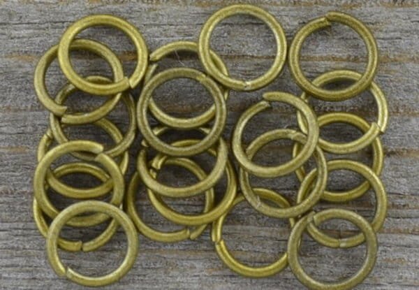 [101010] Ogniwka otwarte 7mm kolor brąz 80szt