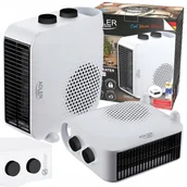 Ogrzewanie przenośne - TERMOWENTYLATOR FARELKA GRZEJNIK ELEKTRYCZNY 2000W 2KW Z DMUCHAWĄ OGRZEWACZ - miniaturka - grafika 1