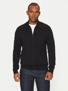 s.Oliver Kardigan 2152205 Czarny Regular Fit - Swetry męskie - miniaturka - grafika 1