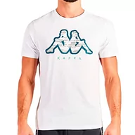 Koszulki męskie - Kappa Galina T-shirt męski, biały, L - miniaturka - grafika 1