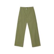 Kombinezony - Cropp - Zielona spodnie cargo - Khaki - miniaturka - grafika 1
