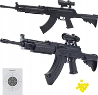 Zabawki militarne - Skleplolki KARABIN CELOWNIK LASEROWY PISTOLET NA KULKI BB 6mm ASG - miniaturka - grafika 1