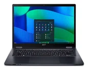 Laptopy 2w1 - Acer TravelMate TMP414RN-54-TCO-75KB Intel Core Ultra 7 155U Hybryda (2w1) 35,6 cm (14") Ekran dotykowy WUXGA 32 GB DDR5-SDRAM 1 TB SSD Wi-Fi 6E (802.11ax) Windows 11 Pro Niebieski NX.B7WEG.004 - miniaturka - grafika 1