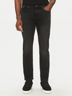Spodnie męskie - BOSS Jeansy H-Delaware 50532605 Czarny Slim Fit - miniaturka - grafika 1