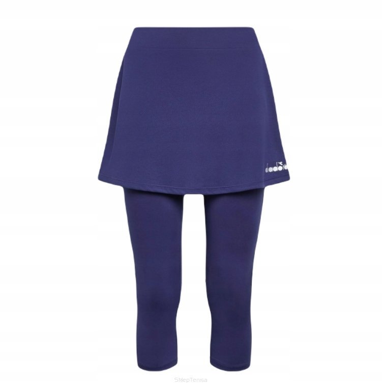 Spódniczka tenisowa z legginsami Diadora Power Skirt granatowa XS