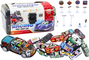 Zestaw Autek Z Matą W Kuferku Resoraki Samochodziki - Samochody i pojazdy dla dzieci - miniaturka - grafika 1