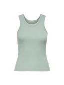 Koszulki i topy damskie - ONLY T-Shirt 31371 Zielony Comfort Fit - miniaturka - grafika 1