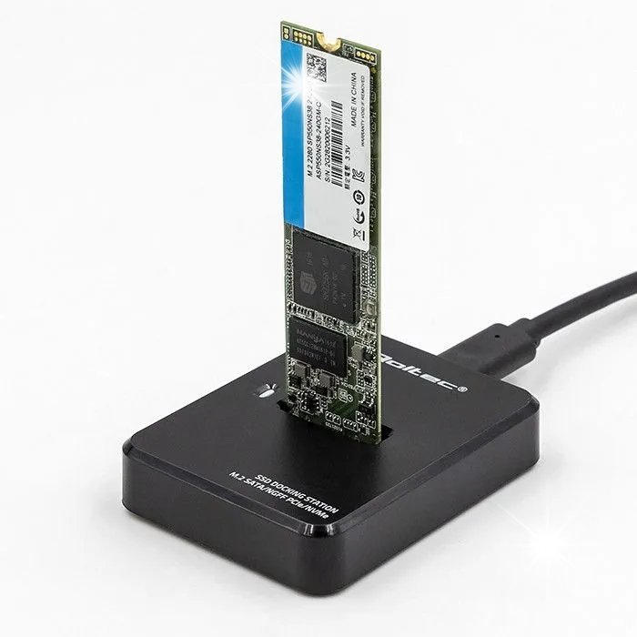 Stacja dokująca Qoltec Stacja dokująca dysków SSD M.2 SATA/PCIe NGFF/NVMe USB 3.1
