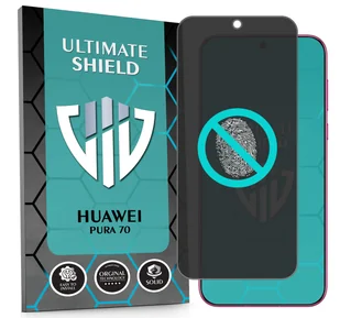NAJLEPSZE SZKŁO 5D PEŁNE DO HUAWEI PURA 70 SZKIEŁKO NIETŁUKĄCE ORYGINAŁ - Szkła hartowane na telefon - miniaturka - grafika 1