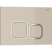 Przyciski spłukujące - Mexen Tex 03 przycisk spłukujący, beżowy - 6103-07 - miniaturka - grafika 1