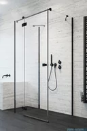 Kabiny prysznicowe - Radaway Essenza Black Kdj+S kabina 80x120x80cm lewa szkło przejrzyste 1384051-01-01/1385024-54-01L/1384051-01-01 - miniaturka - grafika 1