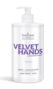 Farmona Professional Velvet Hands Kremo-Maska Do Dłoni 500ml - Kremy i maski do rąk - miniaturka - grafika 1